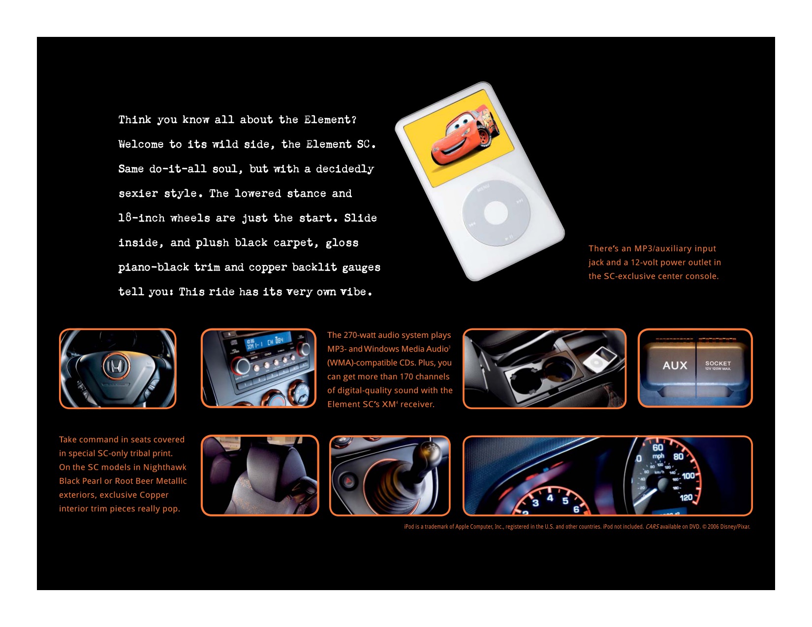 2008 Honda Element Brochure Page 1